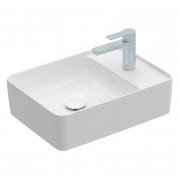 Раковина для ванної Villeroy & Boch Collaro 38х51 см накладна CeramicPlus білий камінь 4A1751RW