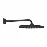 Верхний душ Grohe Tempesta 250 Cube с кронштейном 1 режим черный матовый 266872430