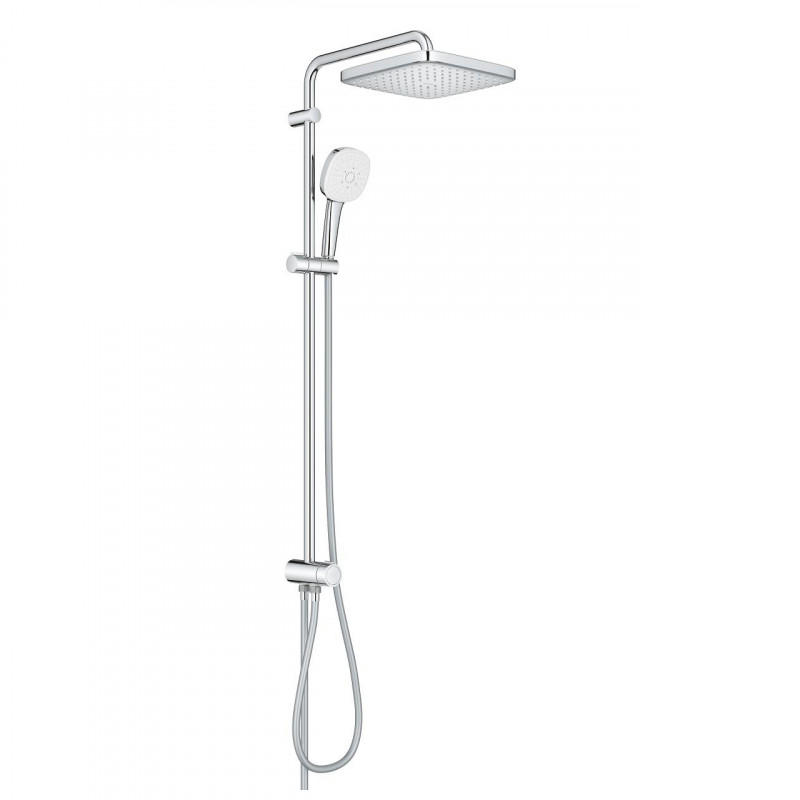 Душова стійка Grohe Tempesta System 250 Cube з верхнім та ручним душем хром 26694001