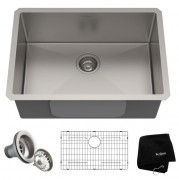Мойка для кухни Kraus Standart Pro под столешницу 66х45,7 см нержавеющая сталь KHU100-26