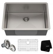 Мийка для кухні Kraus Standart Pro під стільницю 66х45,7 см нержавіюча сталь KHU100-26