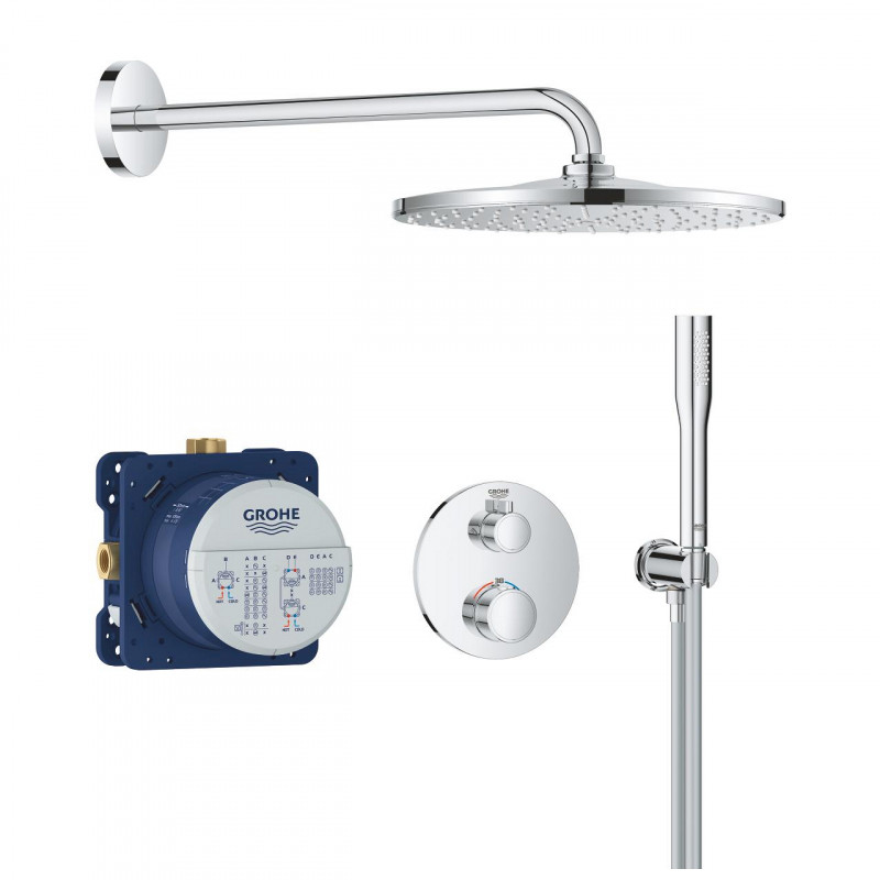 Душева система прихованого монтажу Grohe Grohtherm з Rainshower Mono 310 хром 34869000