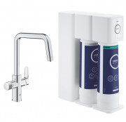 Смеситель для кухни Grohe Blue Pure Eurosmart с фильтром для воды однорычажный хром 30587000