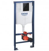 Система инсталляции для унитаза Grohe Rapid Sl 3-в-1 с клавишей Skate Cosmopolitan черный глянец 39940000