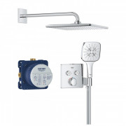 Душевая система скрытого монтажа Grohe Grohtherm SmartControl с Rainshower Mono 310 Cube хром 34865000