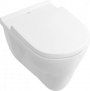 Унитаз подвесной Villeroy & Boch O.Novo 36х56 см горизонтальный смыв CeramicPlus альпийский белый 566210R1