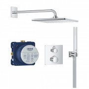 Душевая система скрытого монтажа Grohe Grohtherm с Rainshower Mono 310 Cube хром 34870000