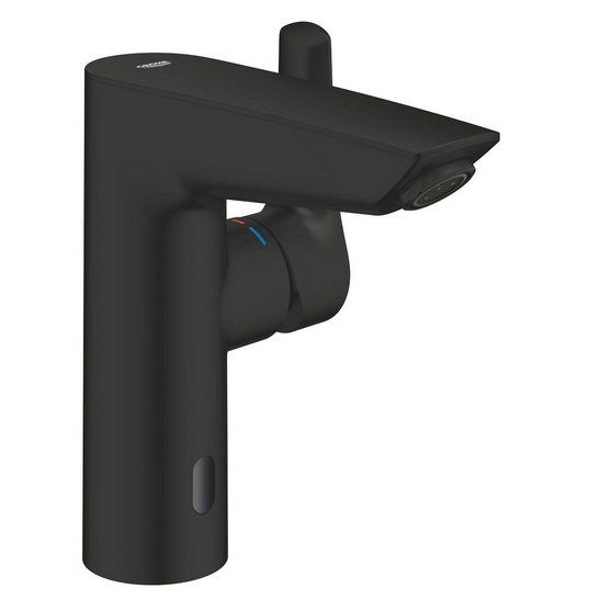 Смеситель для раковины Grohe Eurosmart инфракрасный электронный черный матовый 239752433