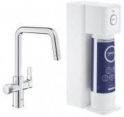 Смеситель для кухни Grohe Blue Pure Eurosmart с фильтром для воды однорычажный хром 30586000
