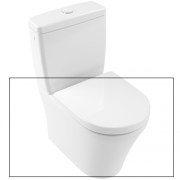 Чаша унитаза-компакта Villeroy & Boch O.novo 36х60 см санитарная керамика CeramicPlus альпийский белый 4625R0R1