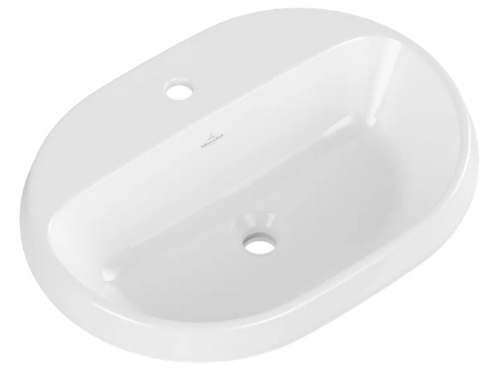 Раковина для ванной Villeroy & Boch Architectura 60х45 см санитарная керамика альпийский белый 5A666101