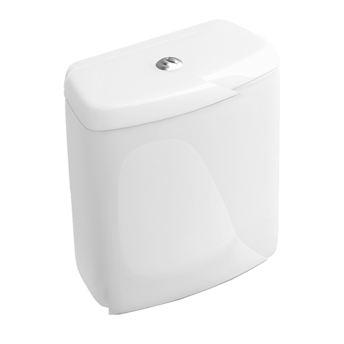 Сливной бачок для унитаза Villeroy & Boch O.Novo подвод воды сбоку или сзади CeramicPlus альпийский белый 7796G1R1