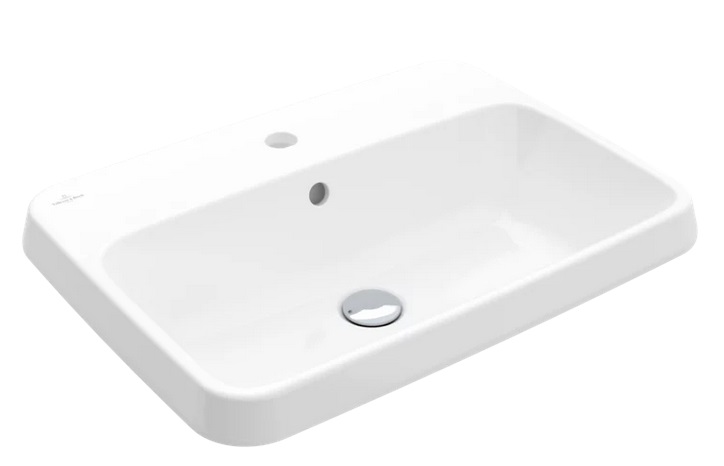 Раковина для ванной Villeroy & Boch Architectura 60х45 см санитарная керамика альпийский белый CeramicPlus 5A6760R1