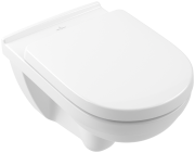 Унитаз подвесной Villeroy & Boch O.Novo ViConnect с клавишей и крышкой альпийский белый 5660D301