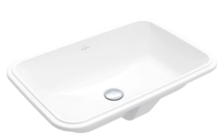 Раковина Villeroy & Boch Architectura 63х43 см с переливом санитарная керамика альпийский белый CeramicPlus 5A7760R1