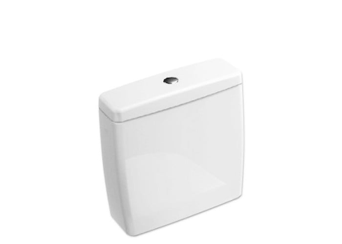 Зливний бачок для унітазу Villeroy & Boch O.Novo підведення води знизу санітарна кераміка CeramicPlus альпійський білий 5788R1R1