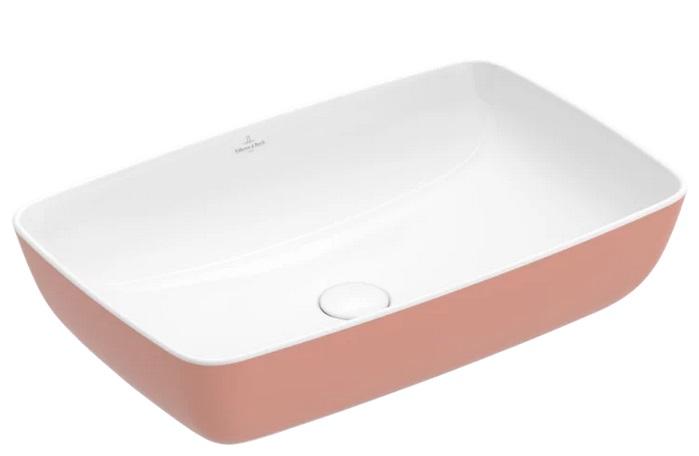 Раковина для ванной Villeroy & Boch Artis 58х38,5 см без перелива TitanCeram powder (пудра) 417258BCT0