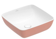 Раковина для ванной Villeroy & Boch Artis 41х41 см без перелива TitanCeram powder (пудра) 417841BCT0
