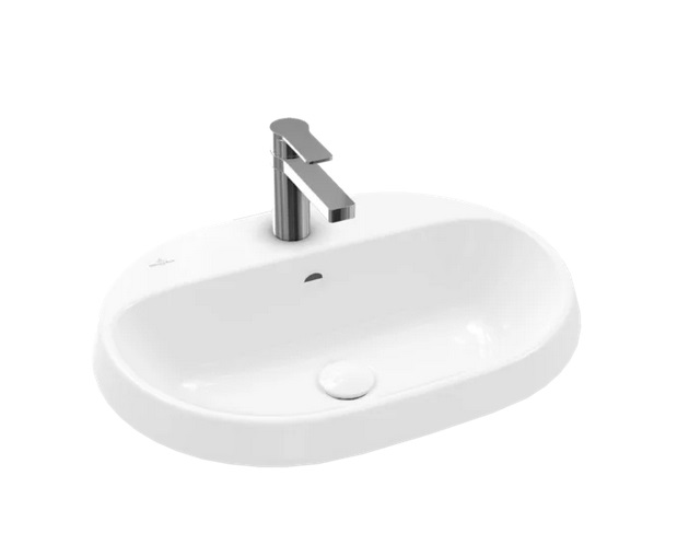 Раковина для ванной Villeroy & Boch Architectura 60х45 см санитарная керамика альпийский белый 5A666001