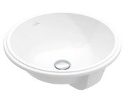 Раковина для ванної кімнати Villeroy & Boch Architectura ⌀46 см санітарна кераміка альпійський білий CeramicPlus 5A7545R1