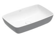 Раковина для ванної кімнати Villeroy & Boch Artis 58х38,5 см без переливу TitanCeram french linen 417258BCT7