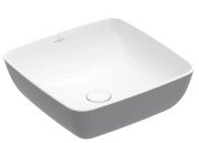 Раковина для ванної Villeroy & Boch Artis 41х41 см без переливу TitanCeram french linen 417841BCT7