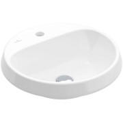 Раковина для ванной Villeroy & Boch Architectura ⌀45 см санитарная керамика альпийский белый CeramicPlus 5A6546R1