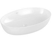Раковина Villeroy & Boch Artis 61х41 см без перелива TitanCeram CeramicPlus каменный белый 419861RW