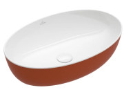 Раковина для ванной Villeroy & Boch Artis 61х41 см без перелива TitanCeram rust (ржавчина) 419861BCW8