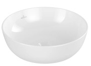 Раковина Villeroy & Boch Artis ⌀43 см без перелива TitanCeram CeramicPlus каменный белый 417943RW
