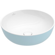 Раковина для ванной Villeroy & Boch Artis ⌀43 см без перелива TitanCeram fog 417943BCW0