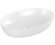 Раковина Villeroy & Boch Artis 61х41 см без переливу TitanCeram CeramicPlus кам'яний білий 419861RW