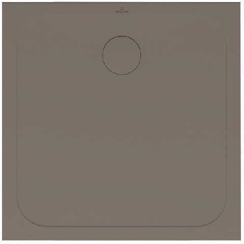 Душовий піддон Villeroy & Boch Lifetime Plus 80х80 см санітарна кераміка сіро-коричневий 6223B3TP