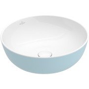 Раковина для ванної кімнати Villeroy & Boch Artis ⌀43 см без переливу TitanCeram fog 417943BCW0