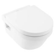 Унитаз подвесной Villeroy & Boch Architectura 37х53 см санитарная керамика CeramicPlus AntiBac альпийский белый 5684R0T2