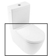 Чаша унитаза-компакта Villeroy & Boch Architectura 37х70 см санитарная керамика альпийский белый 5691R001