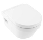 Унитаз подвесной Villeroy & Boch Architectura 37х53 см с крышкой санитарная керамика альпийский белый 5684HR01