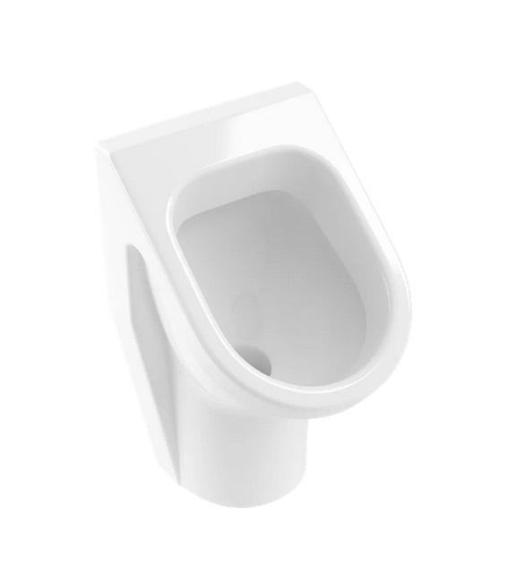 Писсуар подвесной Villeroy & Boch Architectura 35,5х38,5 см санитарная керамика с меткой CeramicPlus альпийский белый 557425R1