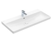 Раковина Villeroy & Boch Avento 100х47 см із переливом санітарна кераміка CeramicPlus кам'яний білий 4156A5RW