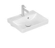 Раковина Villeroy & Boch Avento 45х37 см с переливом санитарная керамика CeramicPlus альпийский белый 735845R1