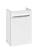 Тумба під раковину Villeroy & Boch Avento 34х23,4 см петлі зліва МДФ з акриловим покриттям скло біле A87600B4