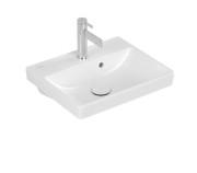 Раковина Villeroy & Boch Avento 45х37 см із переливом санітарна кераміка CeramicPlus альпійський білий 735845R1