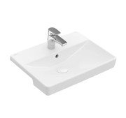 Раковина Villeroy&Boch Avento 55х44 см нешліфована санітарна кераміка CeramicPlus альпійський білий 4A0655R1