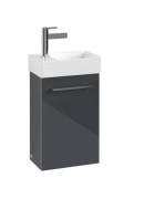 Тумба під раковину Villeroy & Boch Avento 34х23,4 см петлі зліва МДФ з акриловим покриттям скло A87600B1