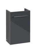 Тумба під раковину Villeroy&Boch Avento 34х23,4 см петлі праворуч МДФ з акриловим покриттям скло сіре A87601B1