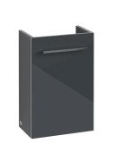 Тумба под раковину Villeroy & Boch Avento 34х23,4 см петли справа МДФ с акриловым покрытием стекло серое A87601B1