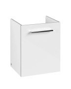 Тумба под раковину Villeroy & Boch Avento 43х38,4 см петли слева МДФ с акриловым покрытием стекло белое A88700B4