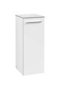 Шафка для ванної Villeroy & Boch Avento 35х40,4 см петлі зліва МДФ з акриловим покриттям скло біле A89500B4