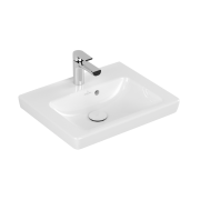 Раковина для ванной Villeroy & Boch Subway 2.0 50х40 см санитарная керамика CeramicPlus альпийский белый 7315F0R1