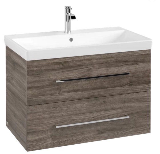 Тумба под раковину Villeroy & Boch Avento 78х48,4 см ДСП каменный дуб A89100RK